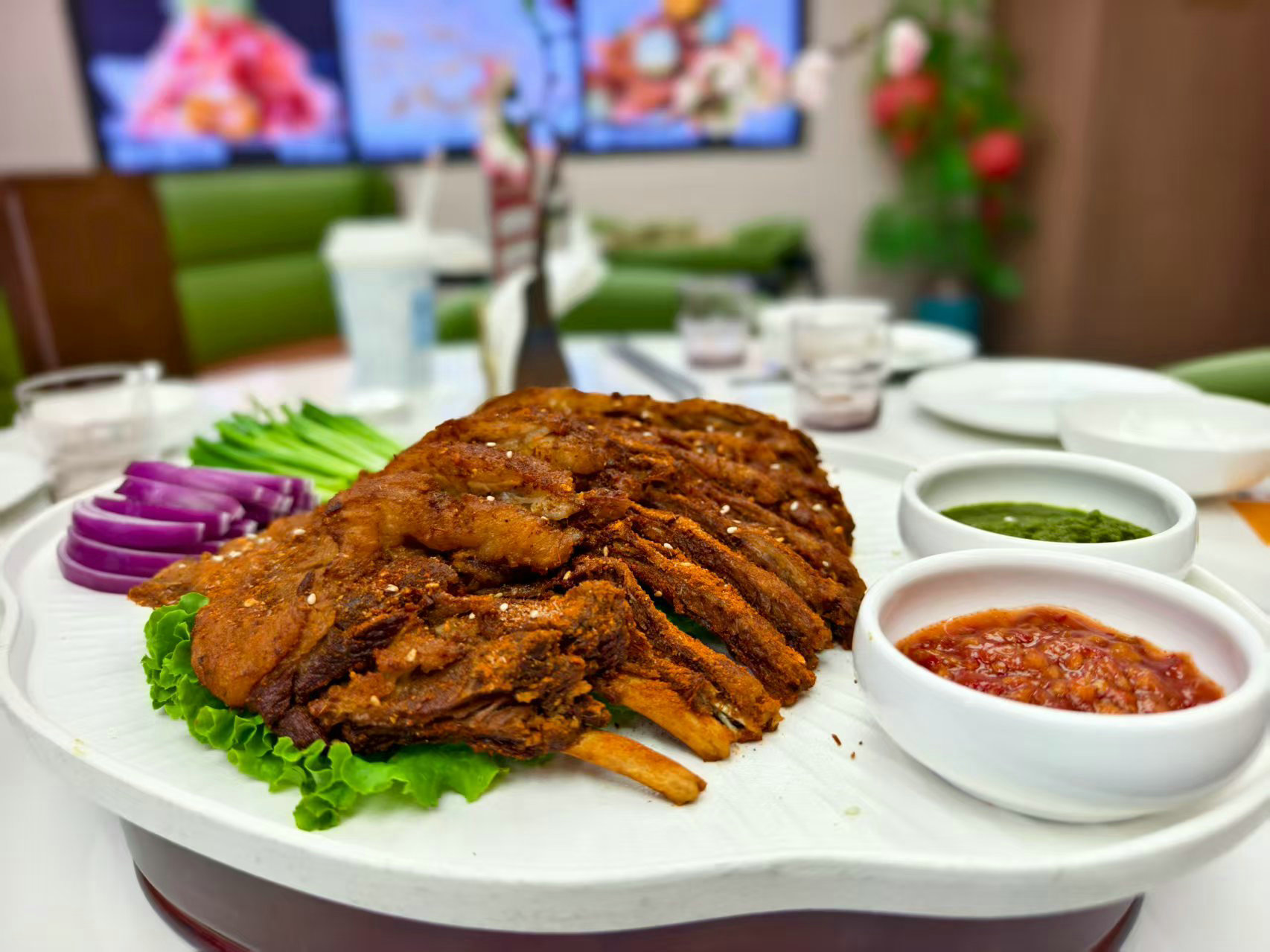 火焰香辣羊排